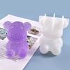 DIY Crystal Epoxy 3D Bear Mold - Cute Cartoon Plaster Silicone for Diamond Crafting
