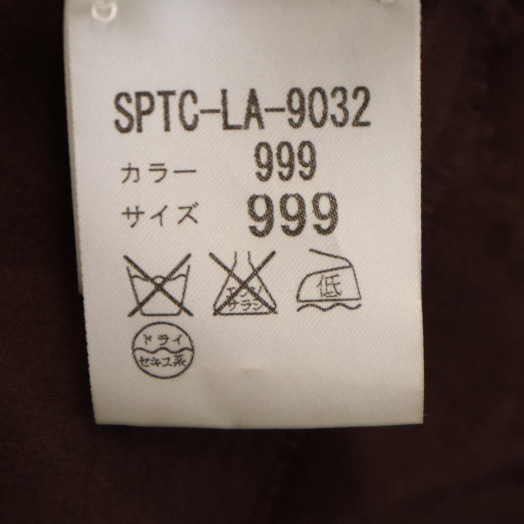 TOCCA silk No sleeve Sheer one piece 999 Brown Women Used