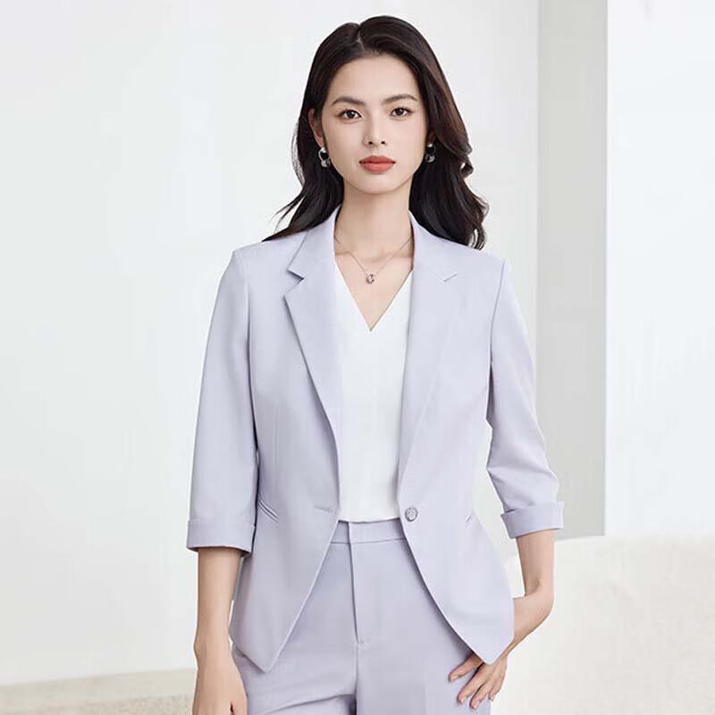 JESSIE Women s 3/4 Sleeve Business Blazer S