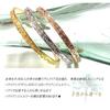 Hawaiian Jewelry Bangle with Plumeria Scroll and Honu Design, Small Size: 5.5cm (for small wrists), Pink Gold