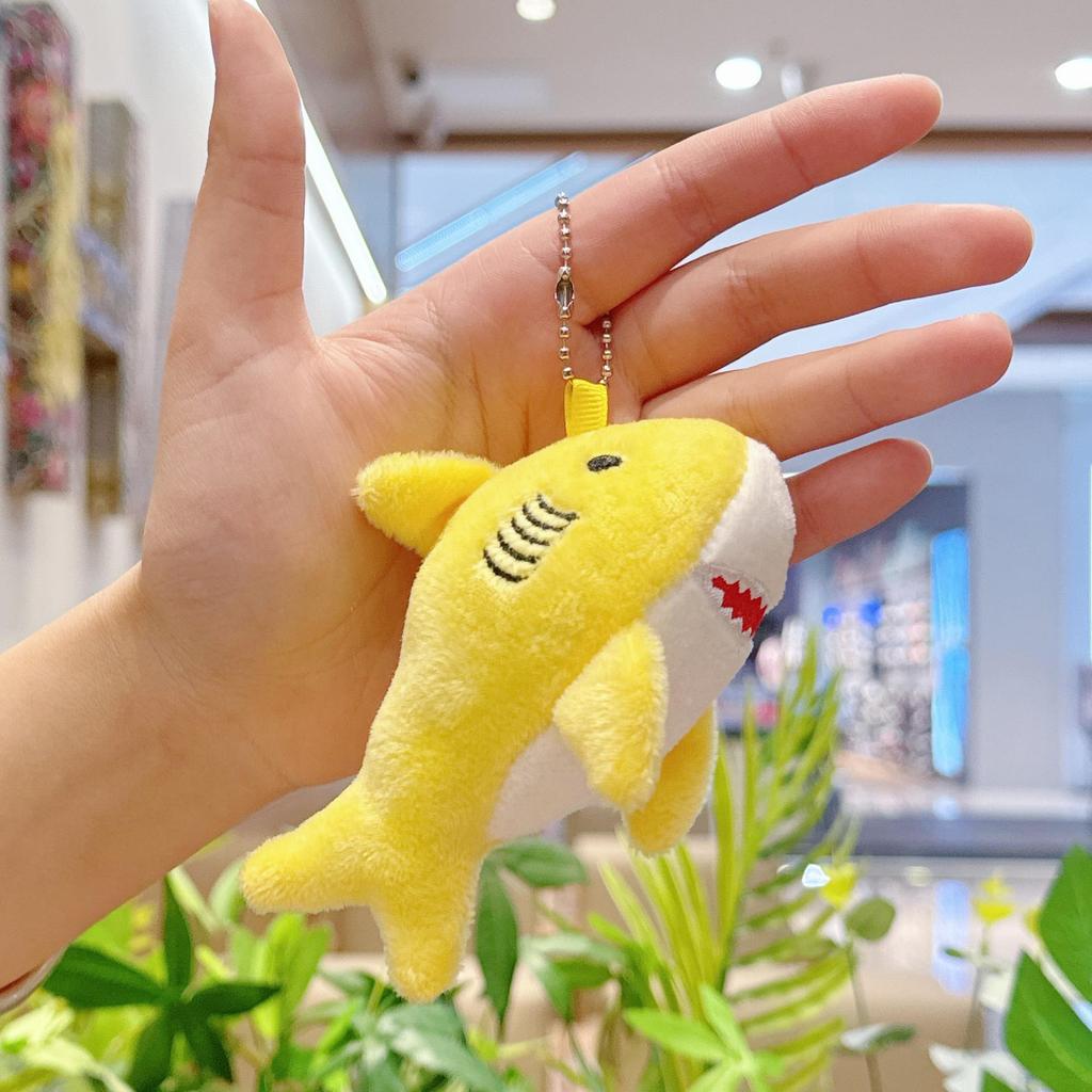 Plush Shark Keychain Doll - Cute Bag Charm & Wedding Toss Accessory
