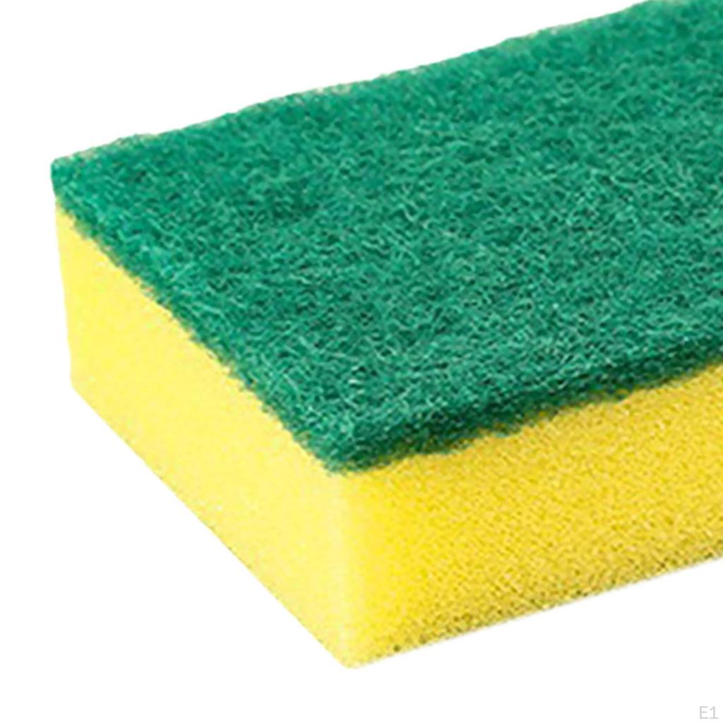 Multipurpose Sponge Scourers Reusable Lightweight Scrub Dishes Kitchen Cleaning