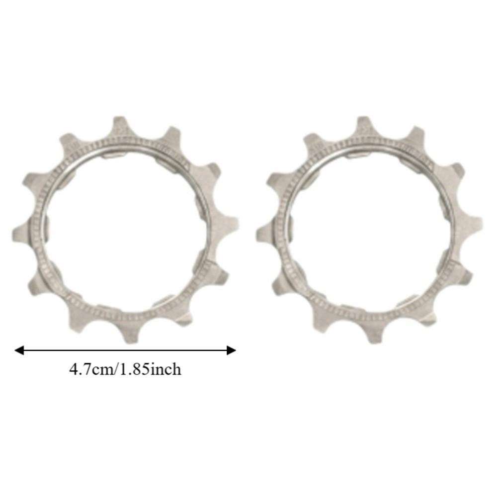 2PCS 11T/12T/13T Bike Freewheel Steel Fixed Gear Cog Durable Freewheel Pinion  Mountain Bike