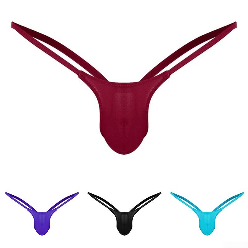 T-back Underwear Briefs Tanga Knickers Panties Low rise Solid Breathable