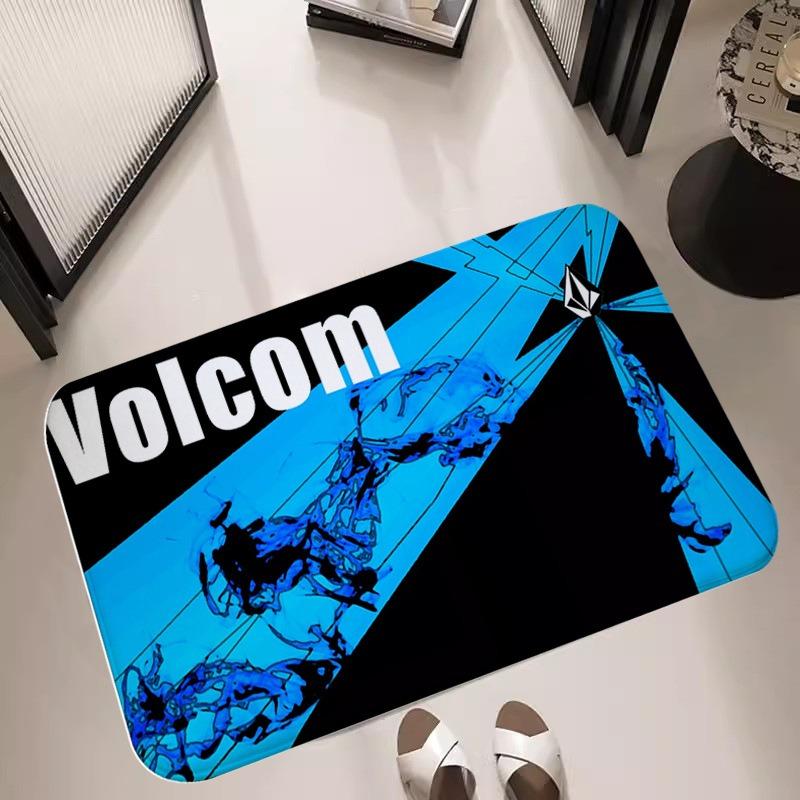 Street Art Graffiti Carpet Urban Trendy Abstract Geometric Logo Newspaper Clipping Home Decoration Rug Welcome Nonslip Floor Mat