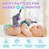 Baby Wrist Rattle Socks 0-12 Months Sensory Learning Toys for Infants Toddlers Early Educational Development Gifts