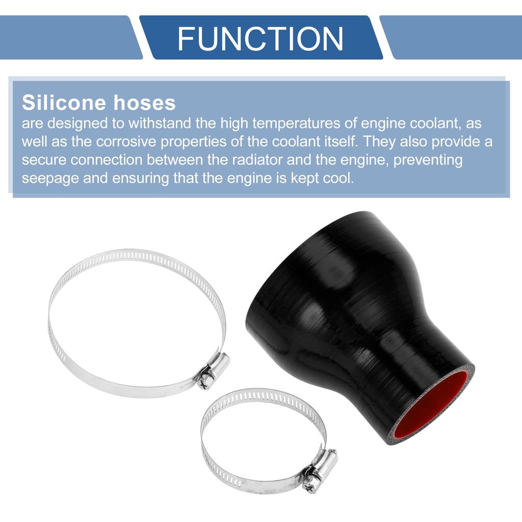 X AUTOHAUX Inner Diameter 2.0 - 3.5 Inches (51 - 89 Mm), Length 3.9