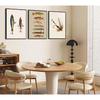 ZPJLRFC 3Pcs Vintage Fishing Canvas Wall Art Minimalism Fishing Gear Posters Artwork Fisherman Cave Painting Pictures Wall Decor for Outdoorsy Cabin