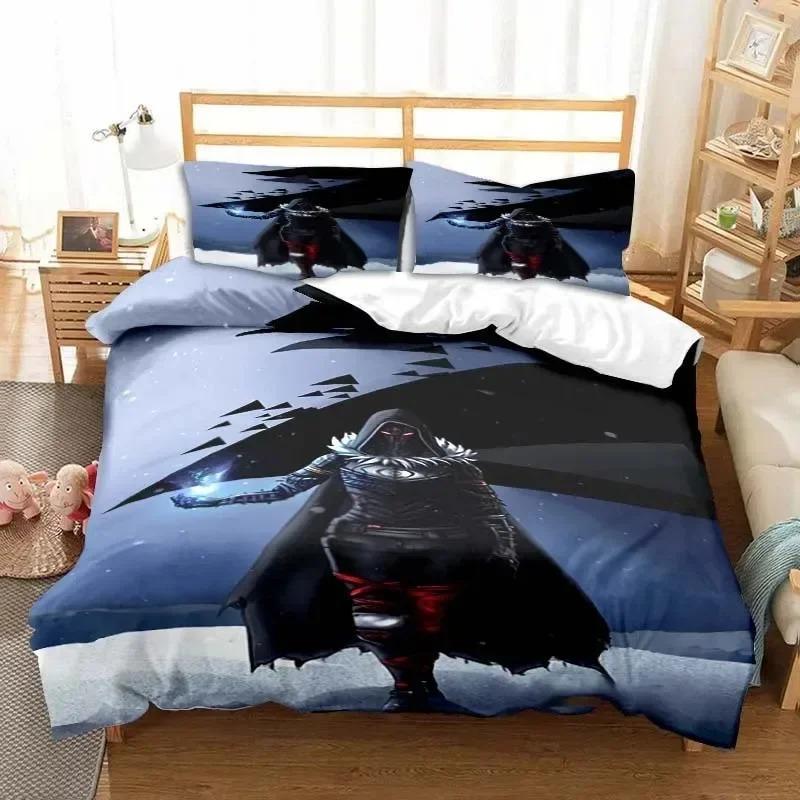 

Game Destiny Комплект постельного белья для мальчиков и девочек Twin Queen Size Пододеяльник Наволочка Кровать для детей и взрослых Мода Домашний текстиль Текстиль EU Single 135x200cm