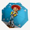 1 Auto Open Cowgirl, Toy Story Themed Colorful 8-rib Portable Umbrella for Men and Women, A Compact Commuting Companion Suitable for Daily D