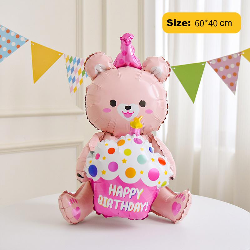Sweet Donut Ice Cream Cake Foil Balloons Love Helium Balloon Baby Shower Birthday Party Decoration Kids Toy Digital Figure Globo