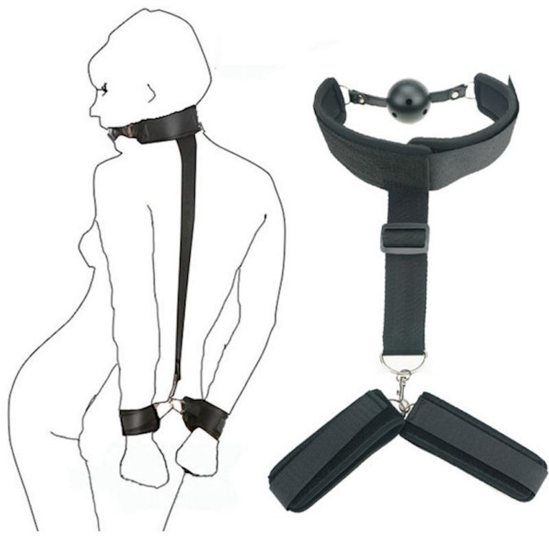 Adult Bondage Sex Games Sex Toy Kits Sets for Couples Restraints Slave Neck Handcuff Nipple Clip Adult Erotic Games Furniture