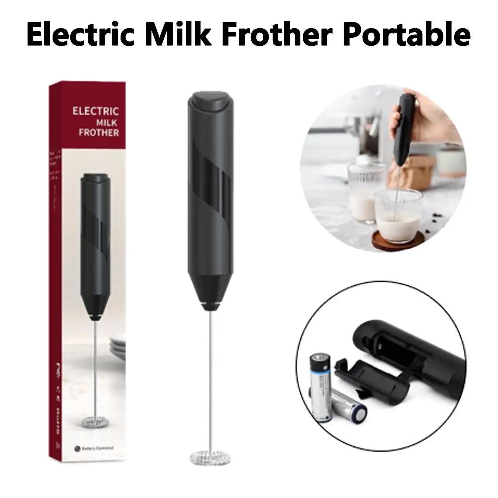 Electric Handheld Milk Frother Whisk For Kitchen Coffee Cake Cream Egg Beating Baking Cordless Rechargeable Mini Mixer Tools