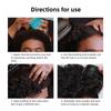 Spazzola per capelli Afro Twist con denti larghi e fitti Spazzola professionale in gomma per capelli ricci Per uomini neri