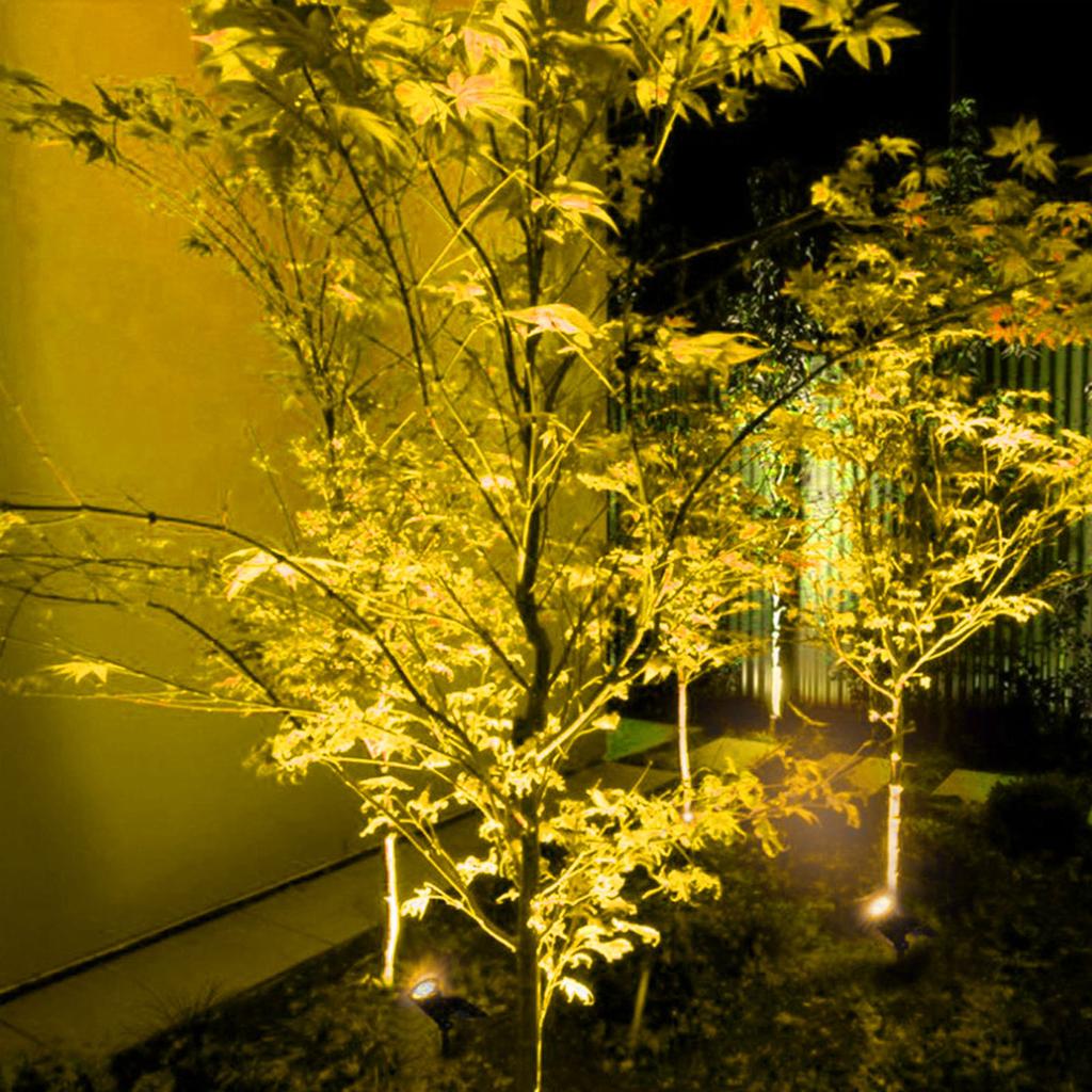 Waterproof 2pcs 7LED Solar Lawn Lights Spotlights Outdoor Garden Yard Landscape Spike Light