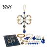Spiritual Jewelry Making Supplies 12 Zodiac Blessing Beaded Ornament DIY Kit, Beginner Friendly Sign Mother Daughter Craft Projects Beading