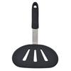 Espátula de Panqueca Flexível Resistente ao Calor Larga Redonda Virador de Panqueca Ranurada Boas Pegas Espátula de Silicone Grande Alimentos