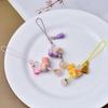 Chinese Ink Wash Cat Tassel Pendant Phone Lanyard - Handwoven Song Brocade Bag Charm