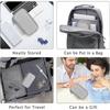 Electronic Organizer, Travel Cable Organizer Bag Pouch Electronic Accessories Carry Case Portable Waterproof Double Layers All-in-One Storage Bag for 