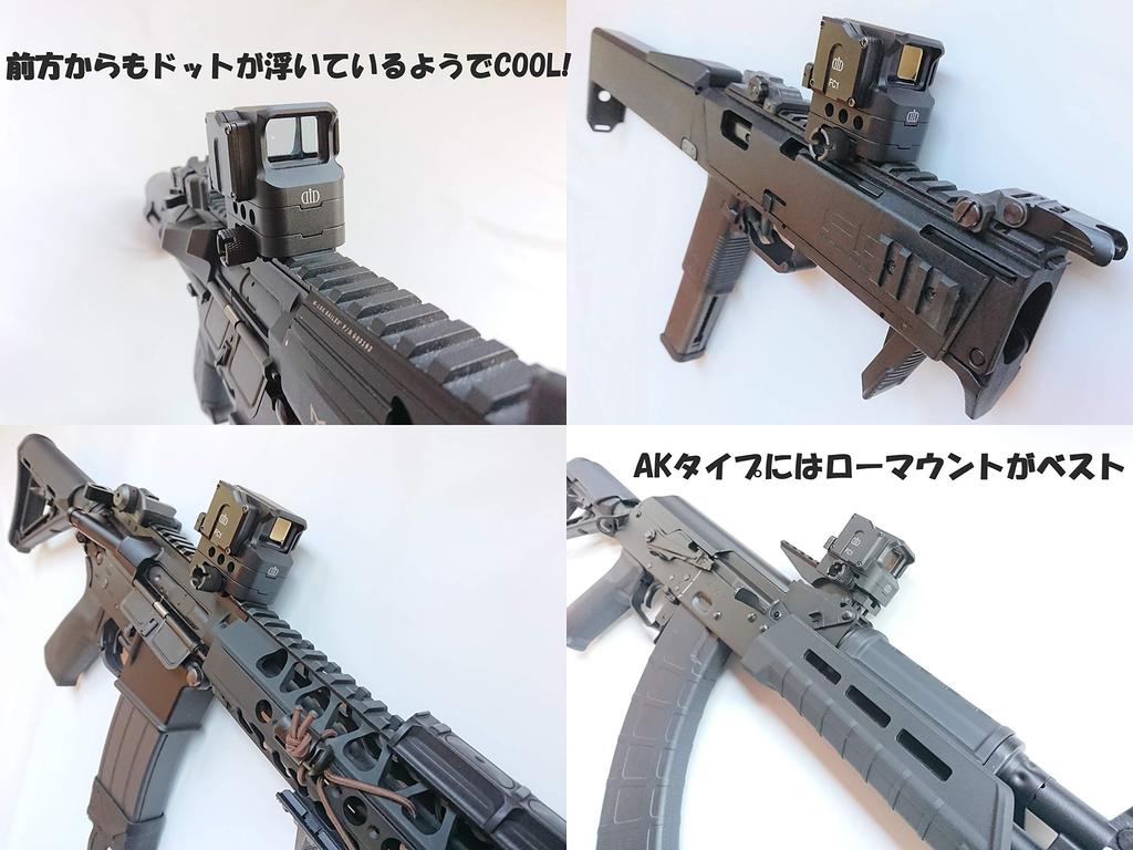 [AERITH BLACK] FC1 Type Replica Compact Red Dot Sight with Battery, Black, Engraved, FC1 (BK B)