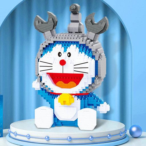 Doraemon Nobita Cartoon Micro Particle Building Blocks Anime Figure Assembly Toy for Kids Gift