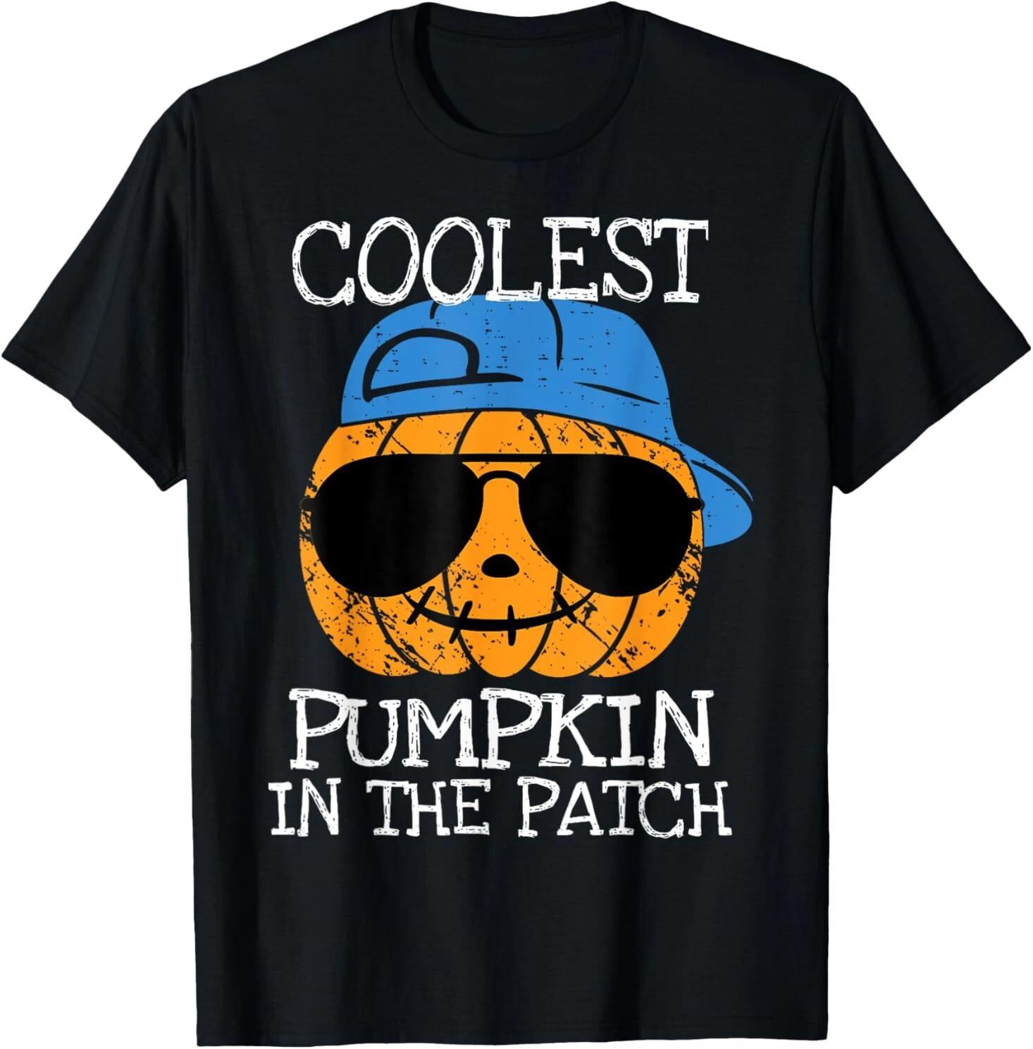 Coolest Pumpkin In The Patch Halloween For Boys Kids T-Shirt 130