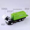 1:32 City Road Sweeper Garbage Truck Model Car Toy Alloy Diecast Music Light Door Opened Pull Back Toys Collection Birthday Gift