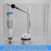 Pull Rod Toilet Flush Handle Stainless Steel Toilet Trip Lever  Plumbing Replacement
