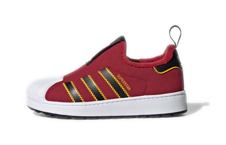 

Adidas Originals SUPERSTAR 360 Abrasion Resistant Breathable Low top Kids Skateboarding Shoes Red Black Kids EE6417 28