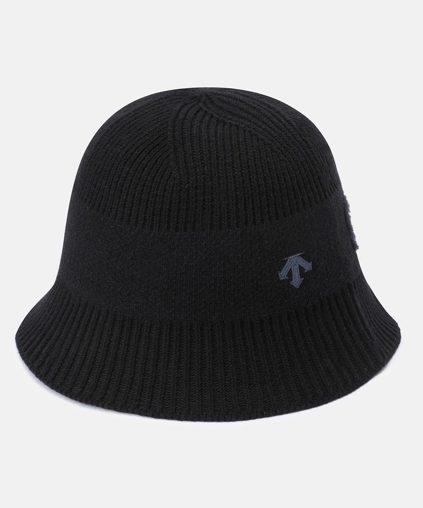 DESCENTE Women'S Knit Bucket Hat Black Sq422Ucpo1