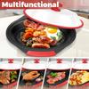 Microwave Grill Pan Multi-purpose Microwave Grill Pan with Cover Frying Pans Non-stick Microwaves Bacon Cooker Trays for Kitchen