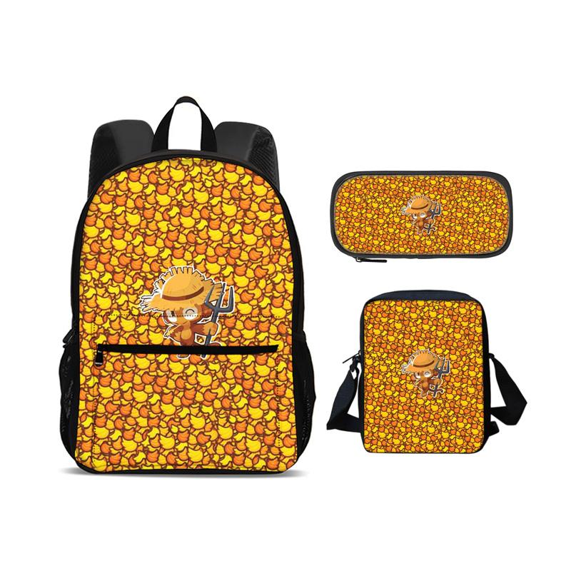 Bloons TD 6 Backpack Pen Bag Shoulder Bag 3Pcs Set New Trendy Game Printed Kindergarten Boys and Girls