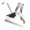 Stainless Steel French Fry Shovel with Single and Double Handle for Packaging and Baking