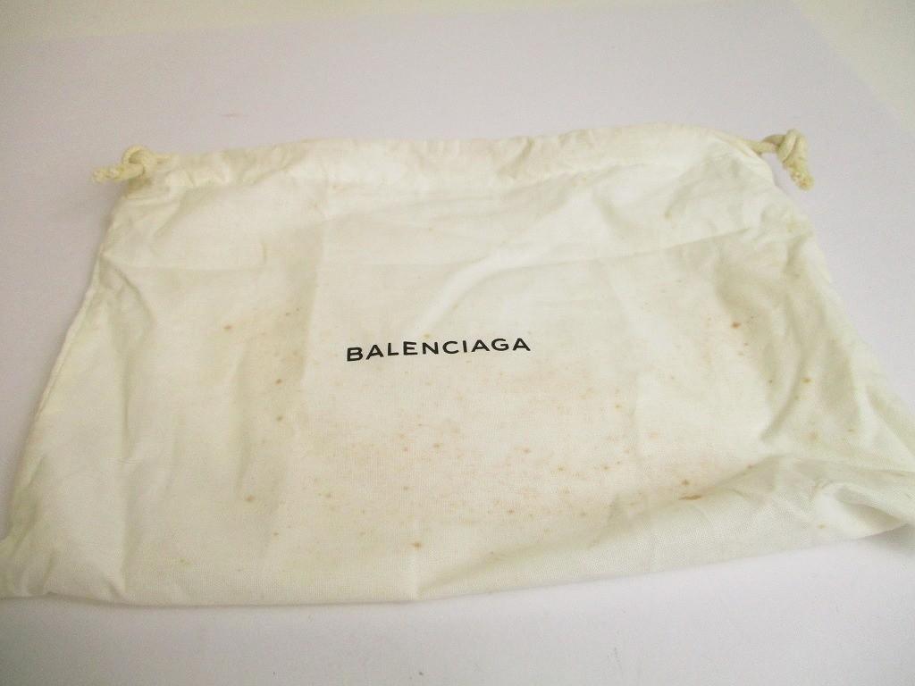 Authentisches BALENCIAGA Schwarzes Leder Klappportemonnaie The Classic Money #a816 Aufgearbeitet