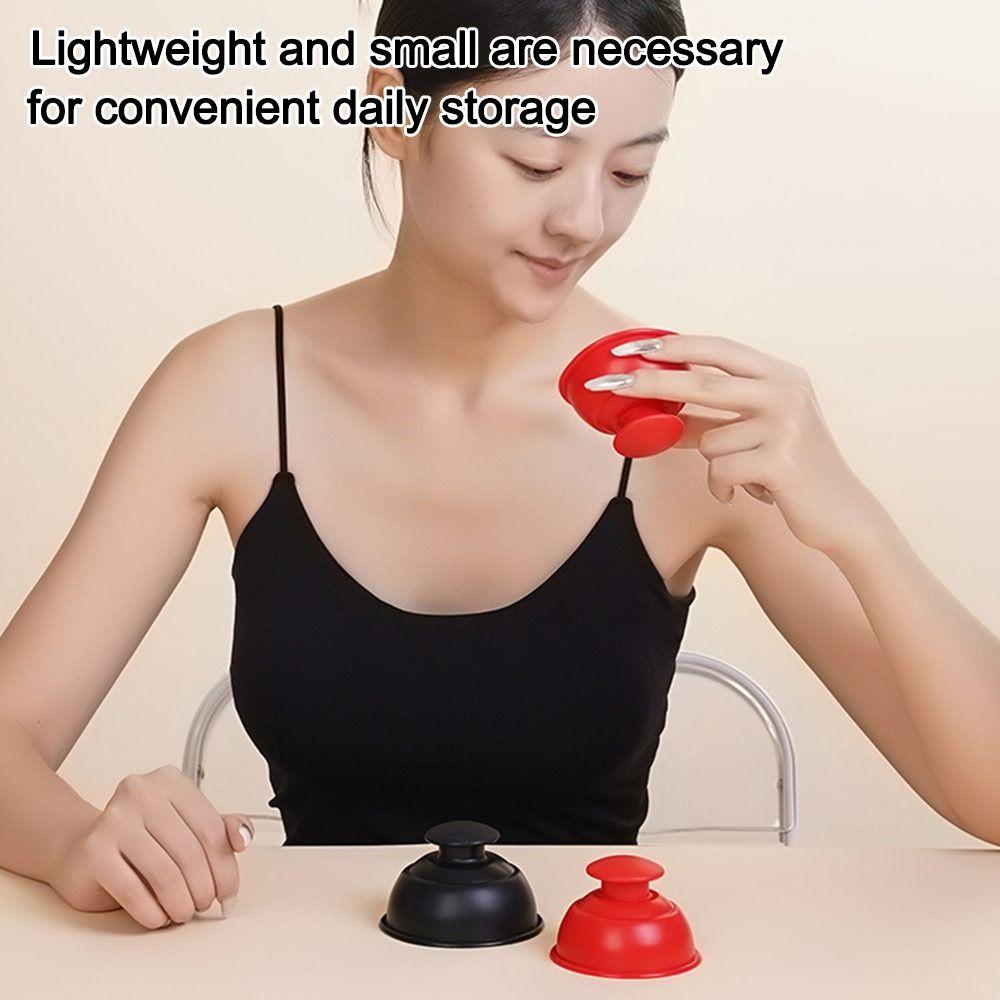 Silicone Vacuum Cupping Anti Cellulite Massage Body Cups Portable Face Sucker Slimming Jar