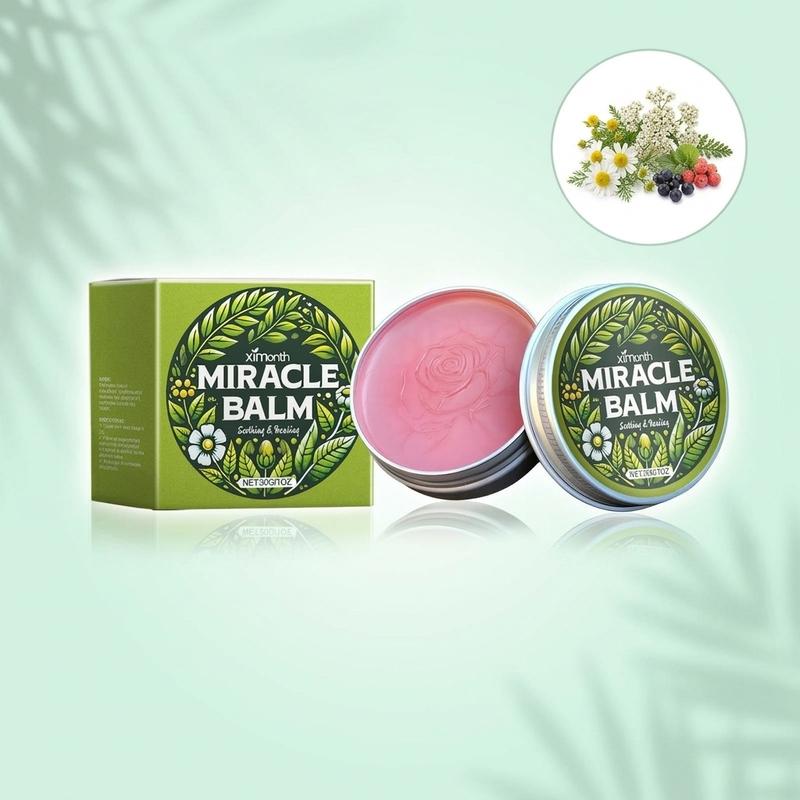 Miracle Balm Herbal Soothing Ointment Natural Plant Extract Skin Care Balm Portable Moisturizing Comfort Skin Repair Balm