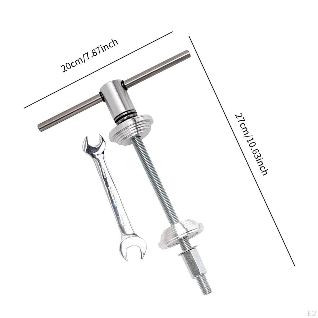 Bike Headset and Bottom Bracket Installation Tool CNC Aluminum Sturdy for Road Repair Easily