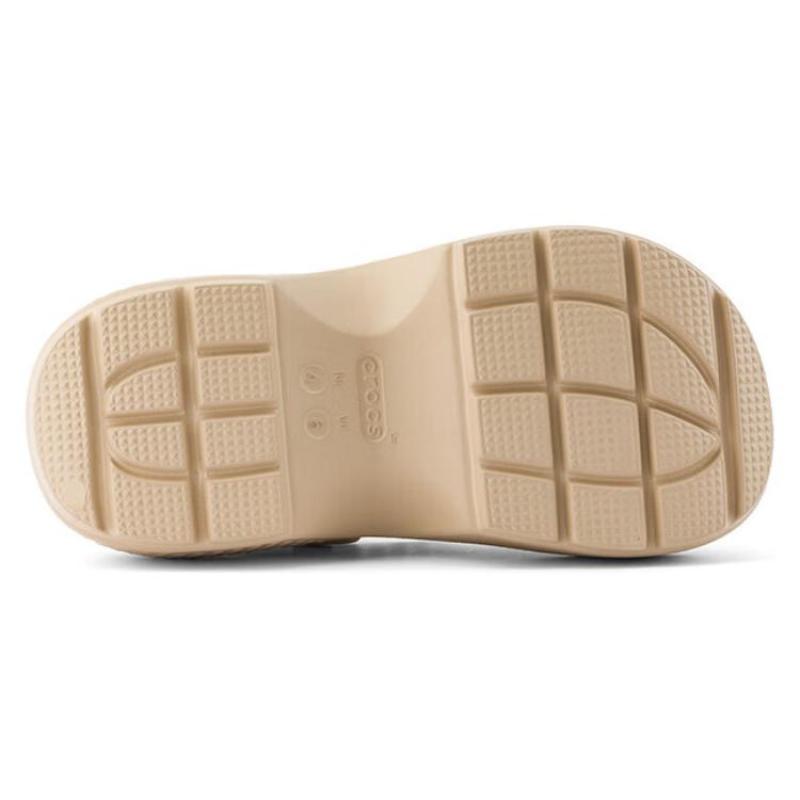 Crocs Comfortable and Versatile Clogs 5.5cm Women's Beige
