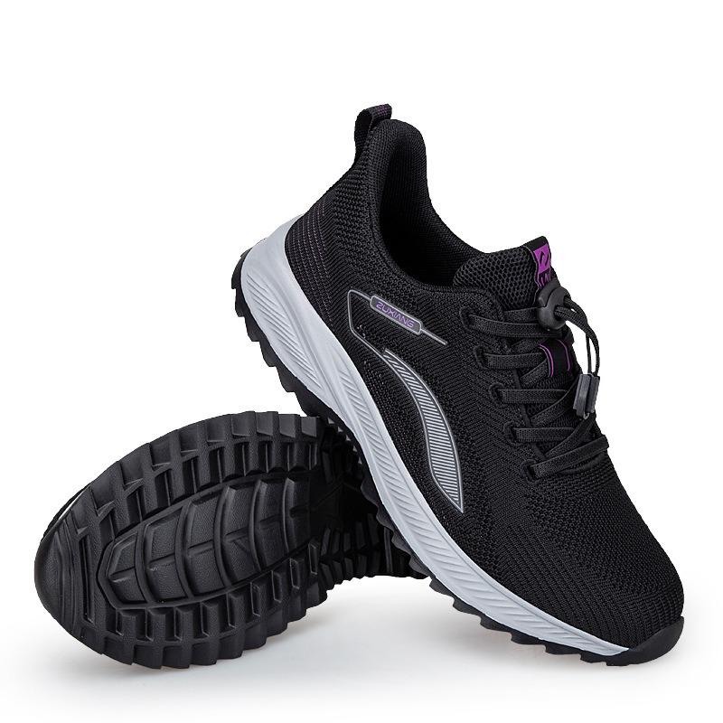 Damenschuhe für ältere Menschen Frühling und Herbst neu Mittelalte Mütter Sport Freizeit Rutschfeste Weichsohlen Reise Wanderschuhe Herren Leicht