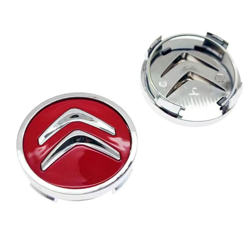 4 stuks Embleem Logo voor Citroen C1 Elysee DS4 DS3 Picasso Berling Saxo C4 C5 C2 C3 Xsara Cactus DS6 Auto Wiel Naafkapjes
