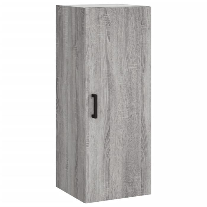 VidaXL Wall Cabinet Sonoma Grey 34.5x34x90 Cm 828858