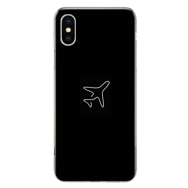 Travel the World Paper Plane Cover Phone Case For Apple iPhone 11 12 13 14 Pro 7 XR X XS Max 6 6S 8 Plus + Mini 5 SE Print Soft