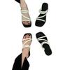 Chunk-heeled Shoes High-heeled Sandals Versatile Women's Shoes New Thick-soled Slippers