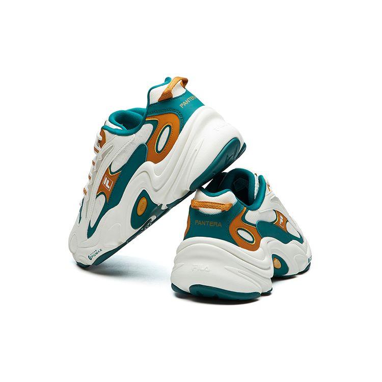 Fila Fusion Pantera Fabric Sports Comfortable Low-Top Lifestyle Shoes Men Sneaker High-Mountain-Green T12M121104FAS