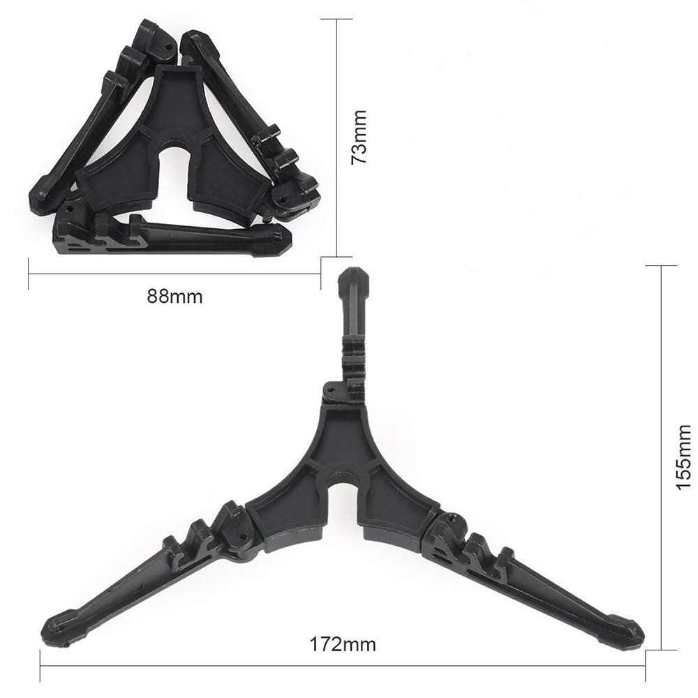 Anti Dumping Camping Foldable Stove Base Holder Gas Canister Stand Can Tank Tripod Bottle Shelf