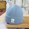 Hat Women's Winter New Korean Version Wool Hat Student Letters Warm Knitted Hat Versatile Cold Hat Men