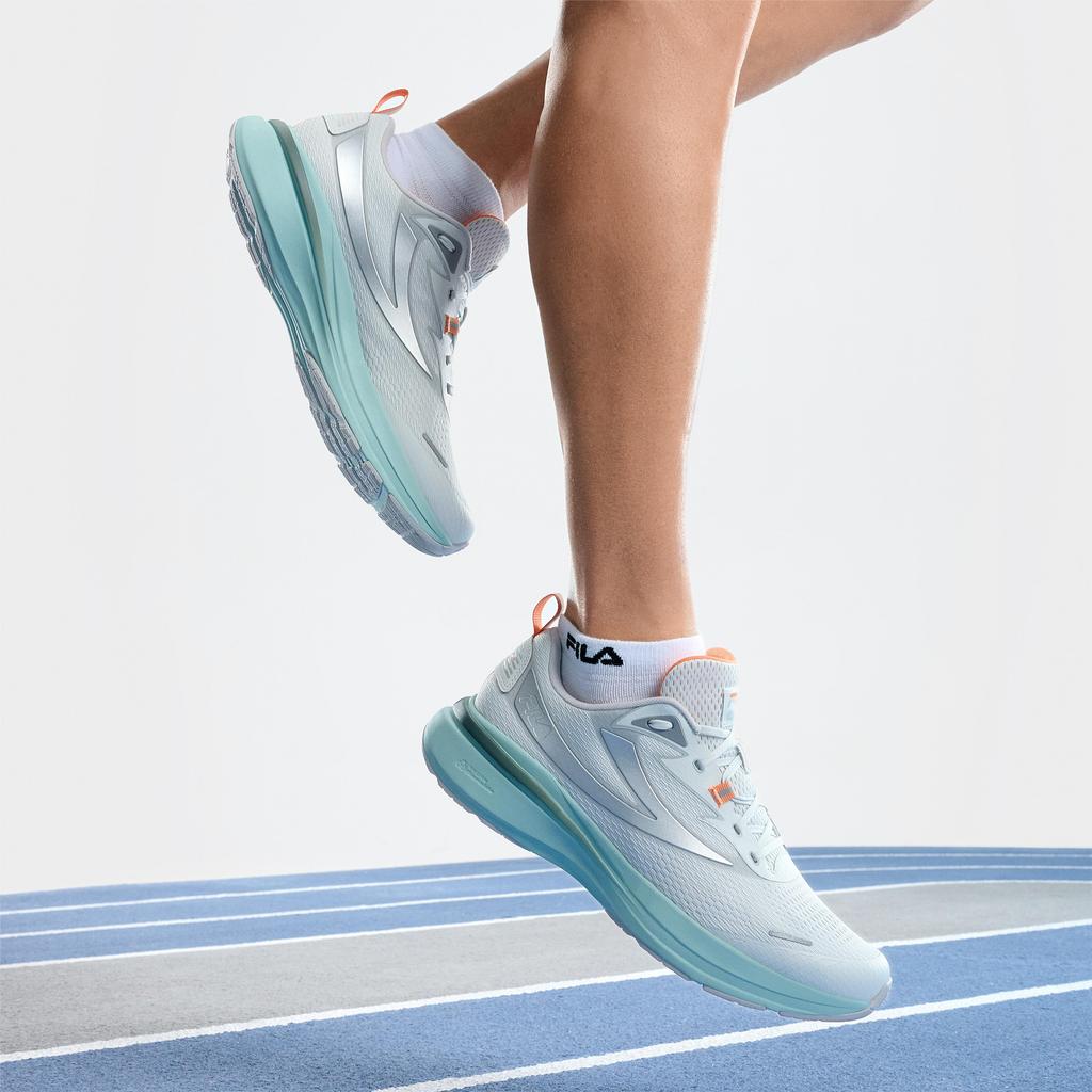 Fila Nuvole 1.0 City Running Fabric Low-Top Casual Running Shoes Men sneaker Fading-Blue A12M421116FBC