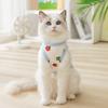 Cat Spring and Summer Breathable Dog Full Print Flower Mesh Traction Vest Teddy Bear Hairless Cat Pet Clothes