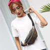 Simple Style Waist Pack for Women Shiny Laser Bum Hip Belt Bag for Girls Party Purse Small Chest Packs