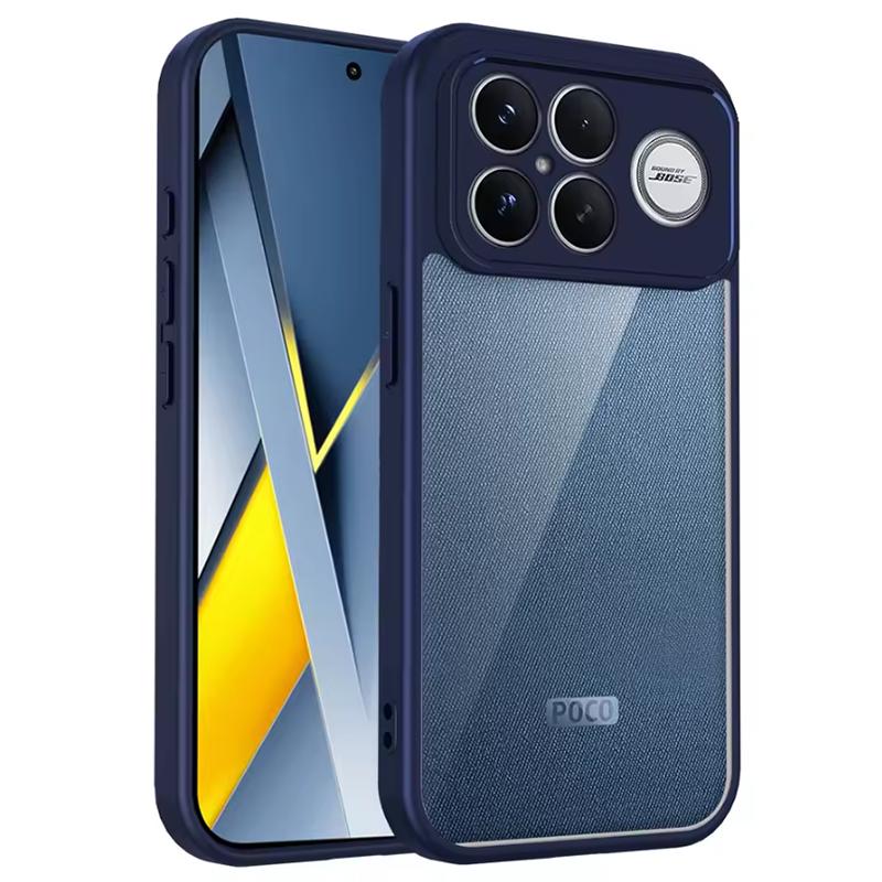 

Для Xiaomi Poco F8 Ultra 5G Чехол Ударопрочный силиконовый бампер с воздушной подушкой Прозрачная матовая задняя крышка Жесткий чехол для телефона для Poco F8Ultra Poco F8 ultra
